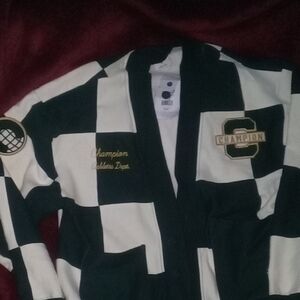 Champion Black and White Checkered Jacket
